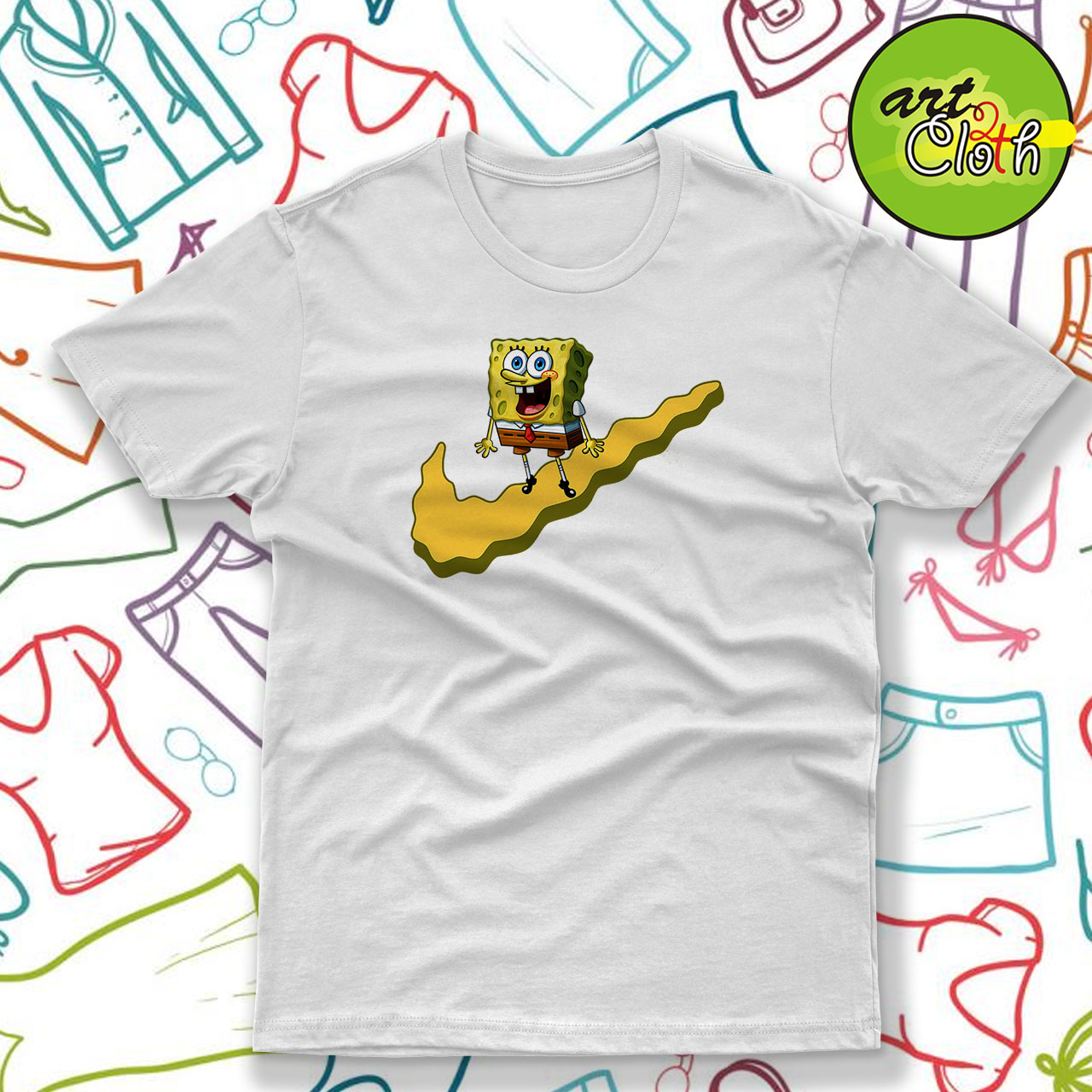spongebob nike shirt