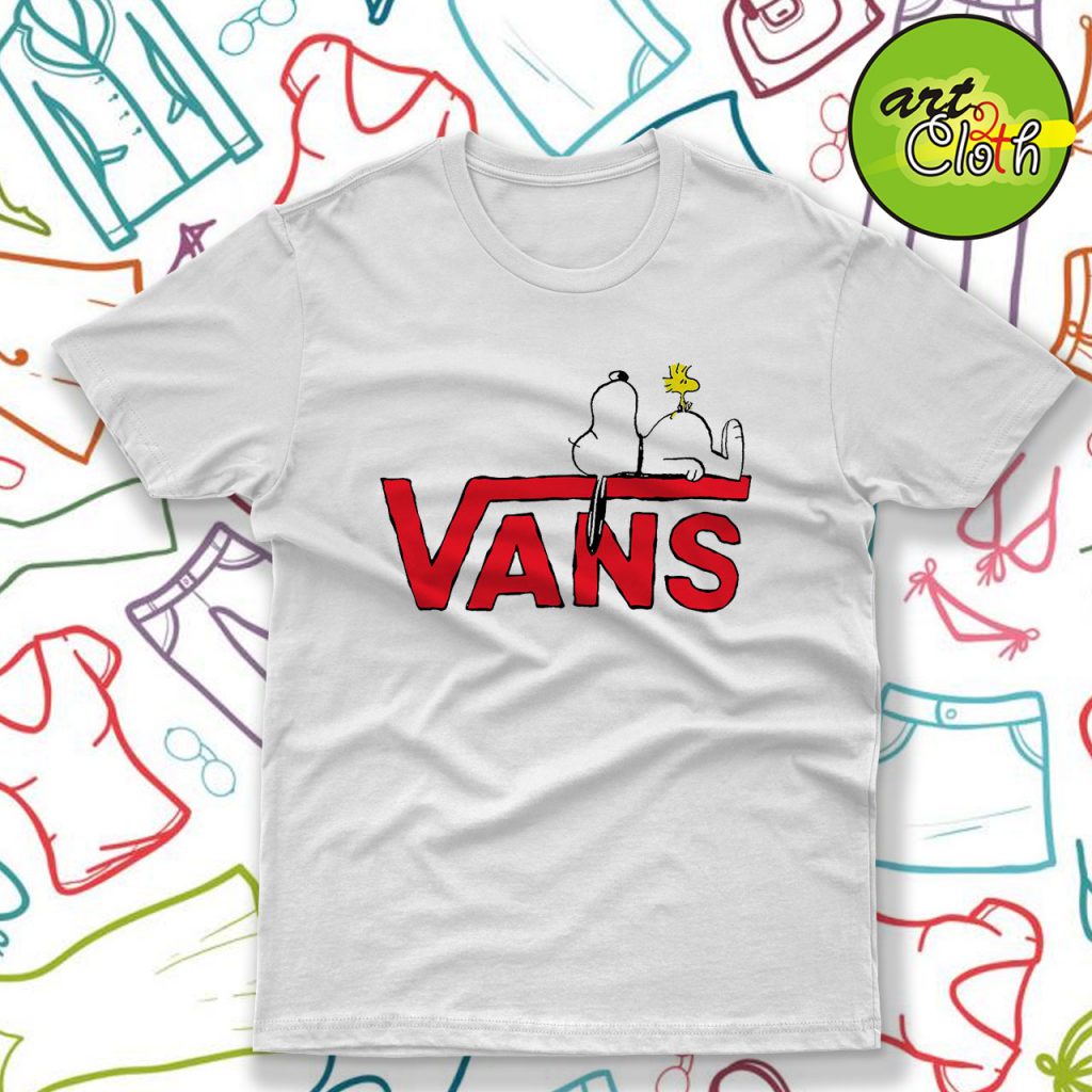 Vans x Peanuts Snoopy T-Shirt - Custom T-Shirts Design | Art2cloth.com