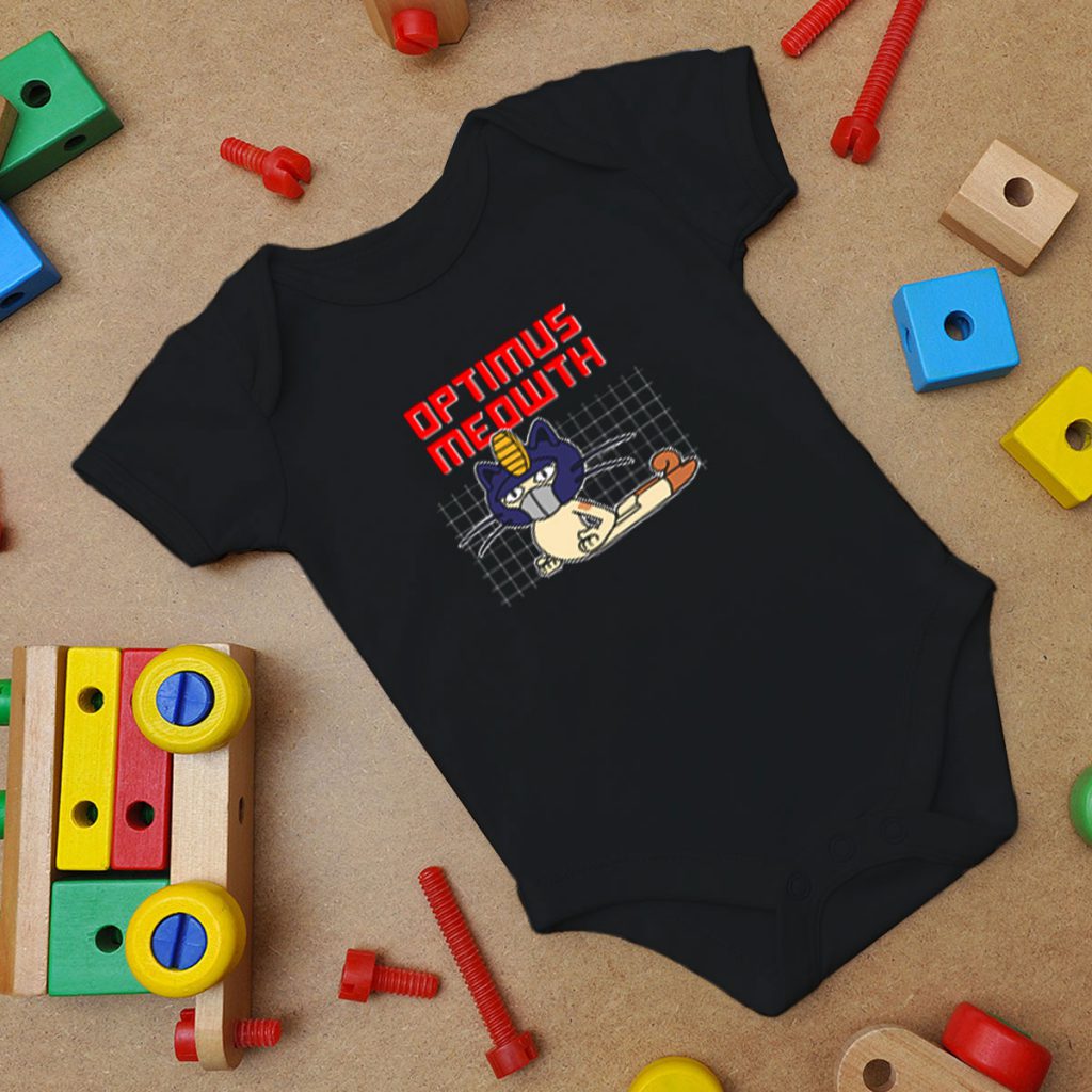 Optimus Meowth Baby Onesie - Custom Baby Onesies Design | Art2cloth.com