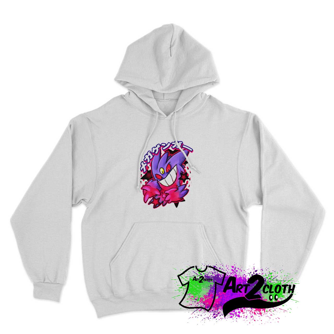 Pokemon Mega Gengar Hoodie - Custom Hoodies