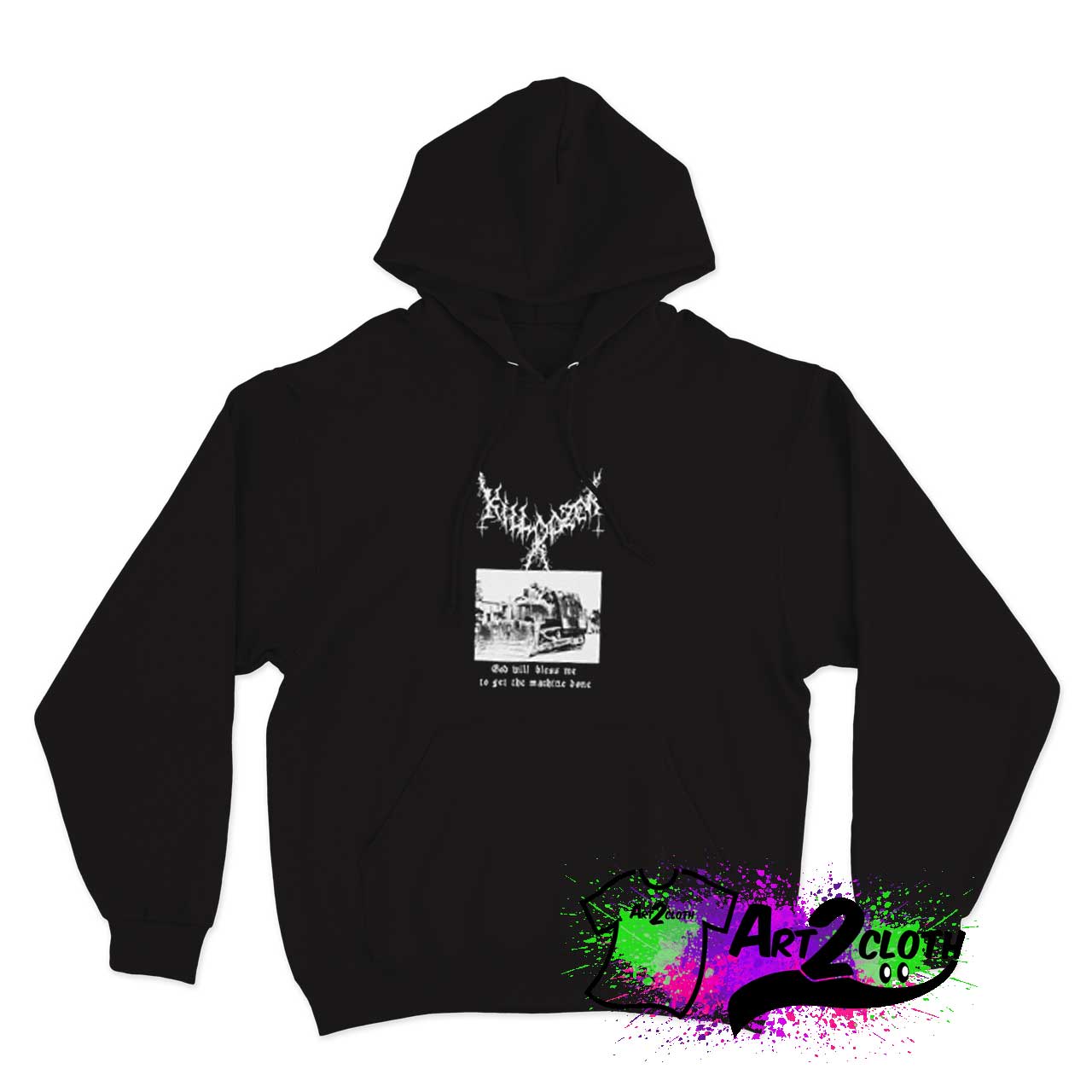 Killdozer Black Metal Hoodie - Custom Hoodies