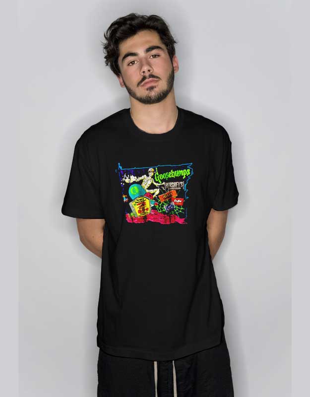 Goosebumps Skateboard Skeleton T Shirt - Custom T-Shirts